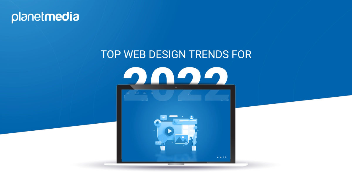 Cover Image for Top Web Design Trends for 2022