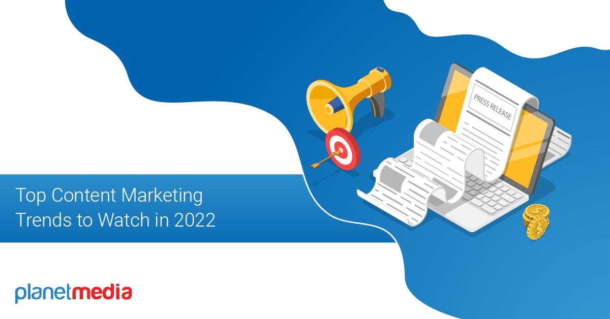 Cover Image for Top Content Marketing Trends to Watch in 2022
